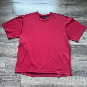 Marmot Men's Rich Red Short Sleeve Tee Polartec Baselayer